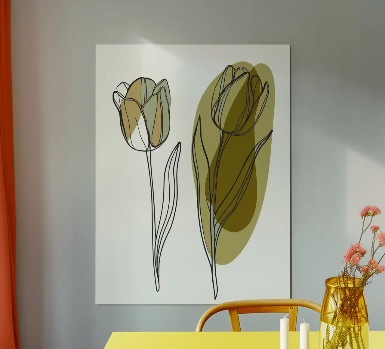 Due tulipani poster da RELAXING TOUCH