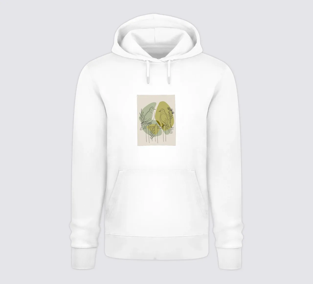 Dos palomas sudadera con capucha de RELAXING TOUCH