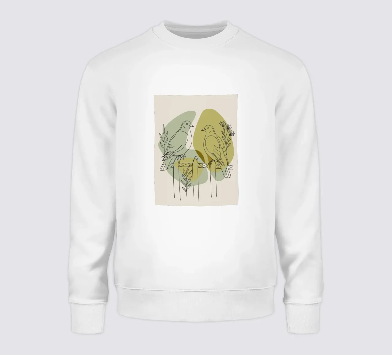 Two Doves sweatshirt by RELAXING TOUCH