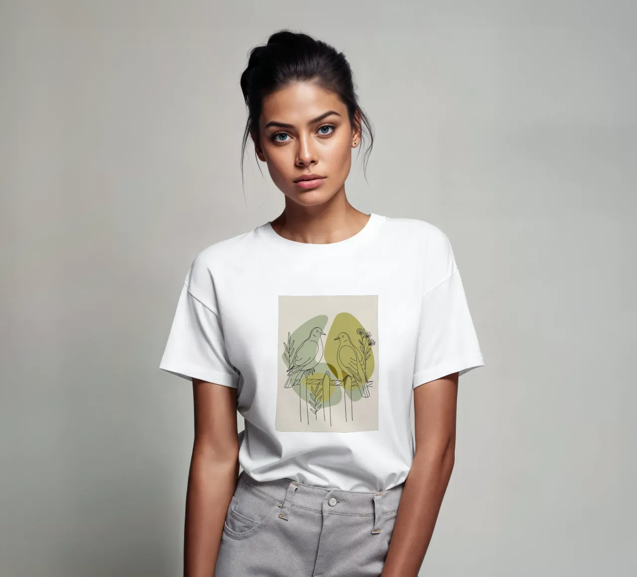 Due colombe t-shirt da RELAXING TOUCH