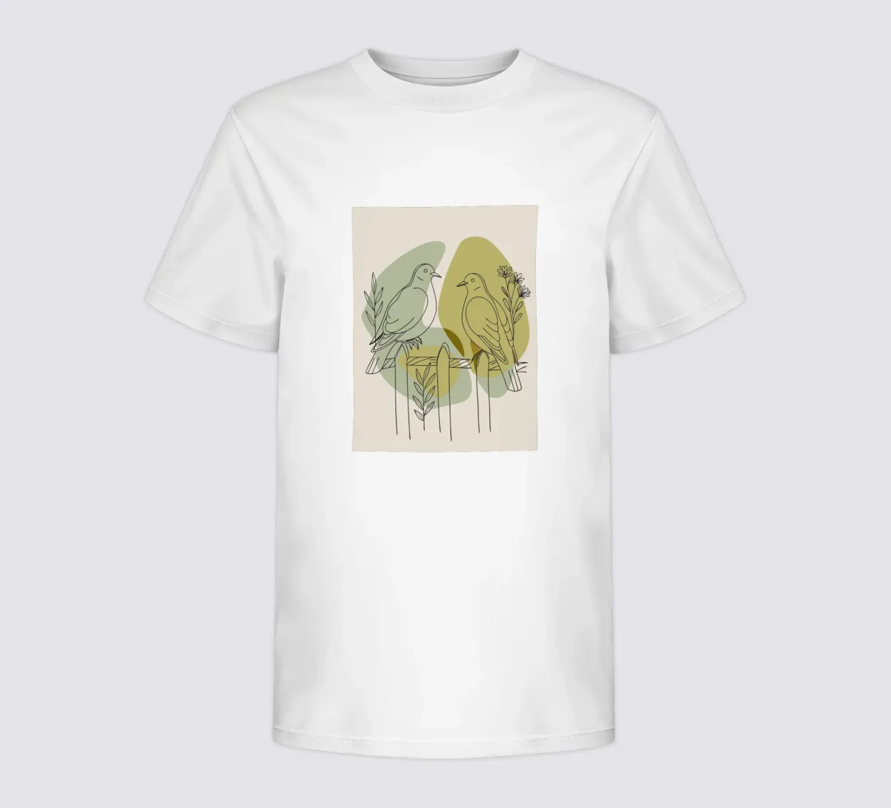 Due colombe t-shirt bambini da RELAXING TOUCH