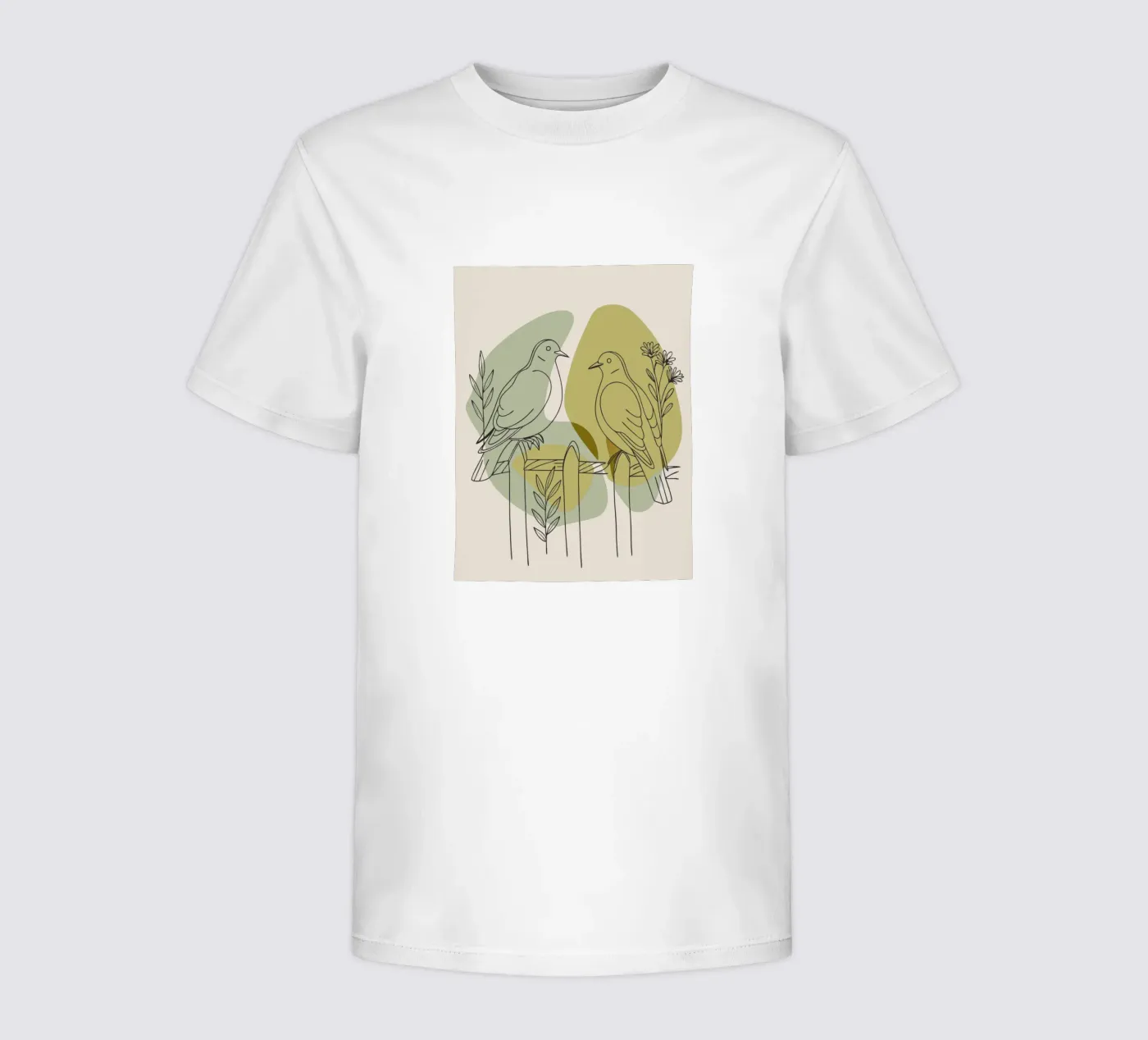 Due colombe t-shirt bambini da RELAXING TOUCH