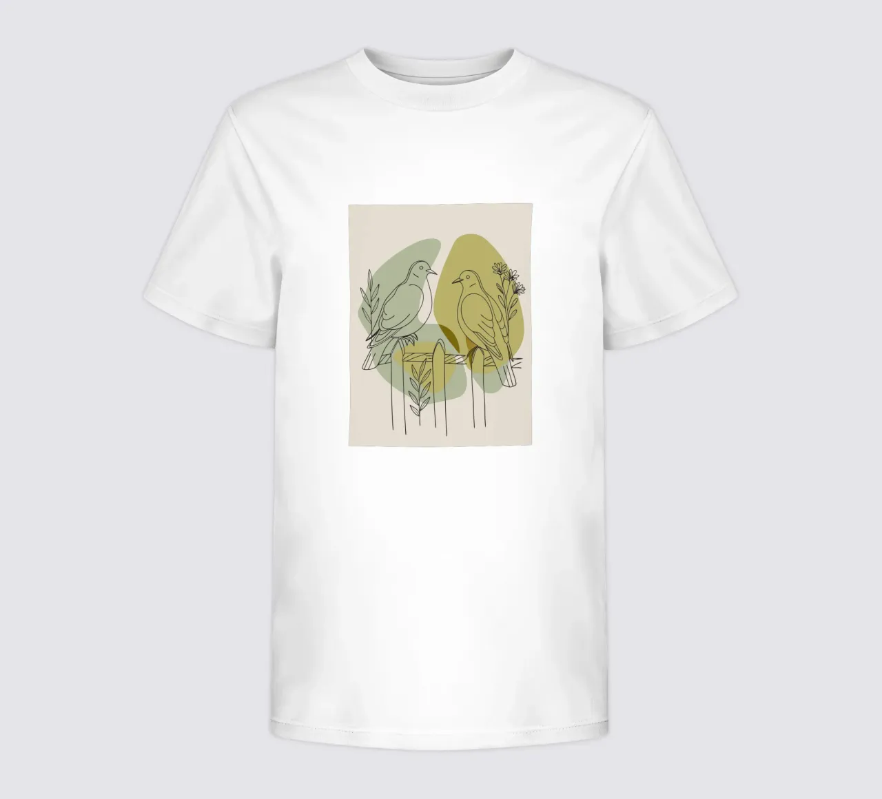 Due colombe t-shirt bambini da RELAXING TOUCH