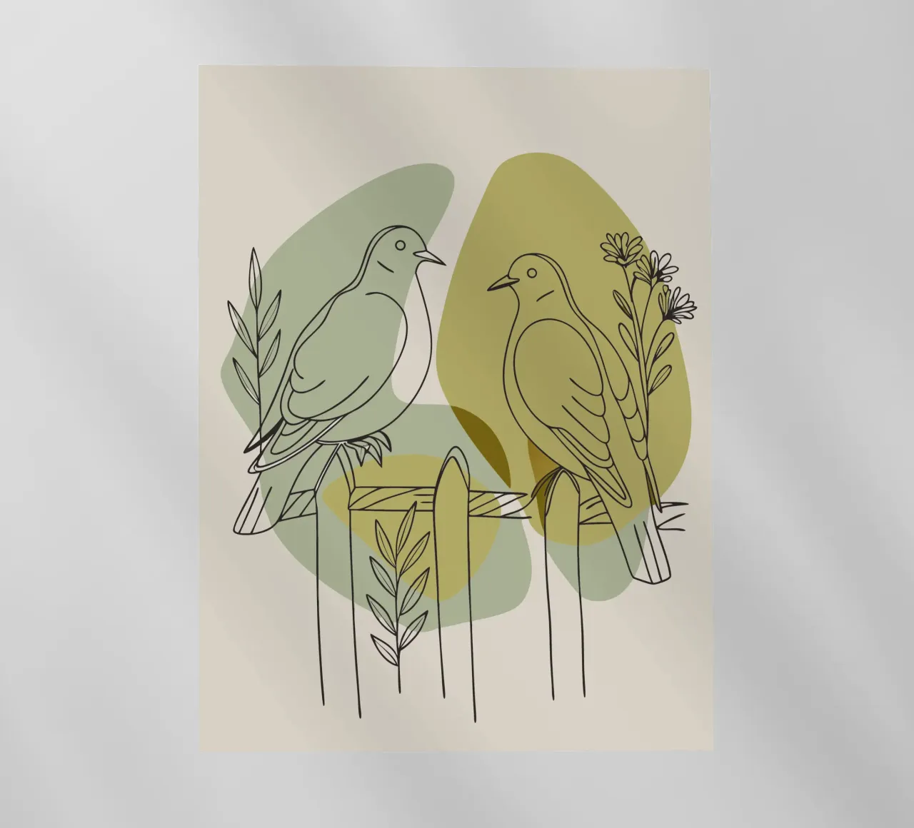 Due colombe pellicola backlit da RELAXING TOUCH