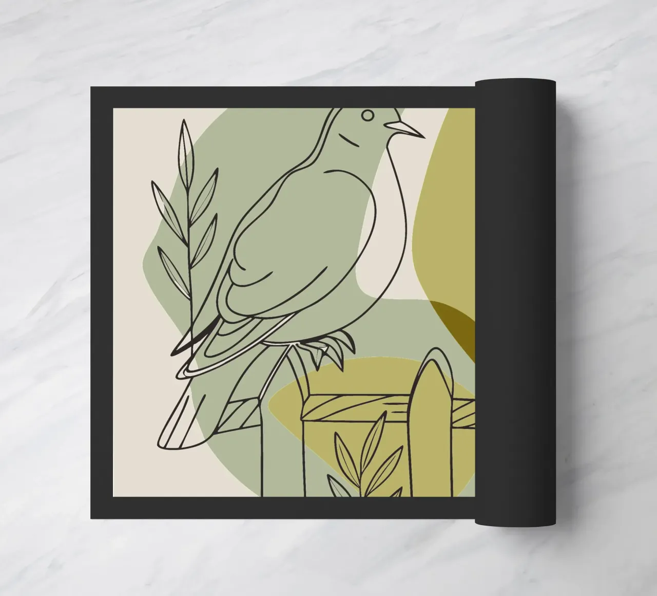 Due colombe zerbino da RELAXING TOUCH