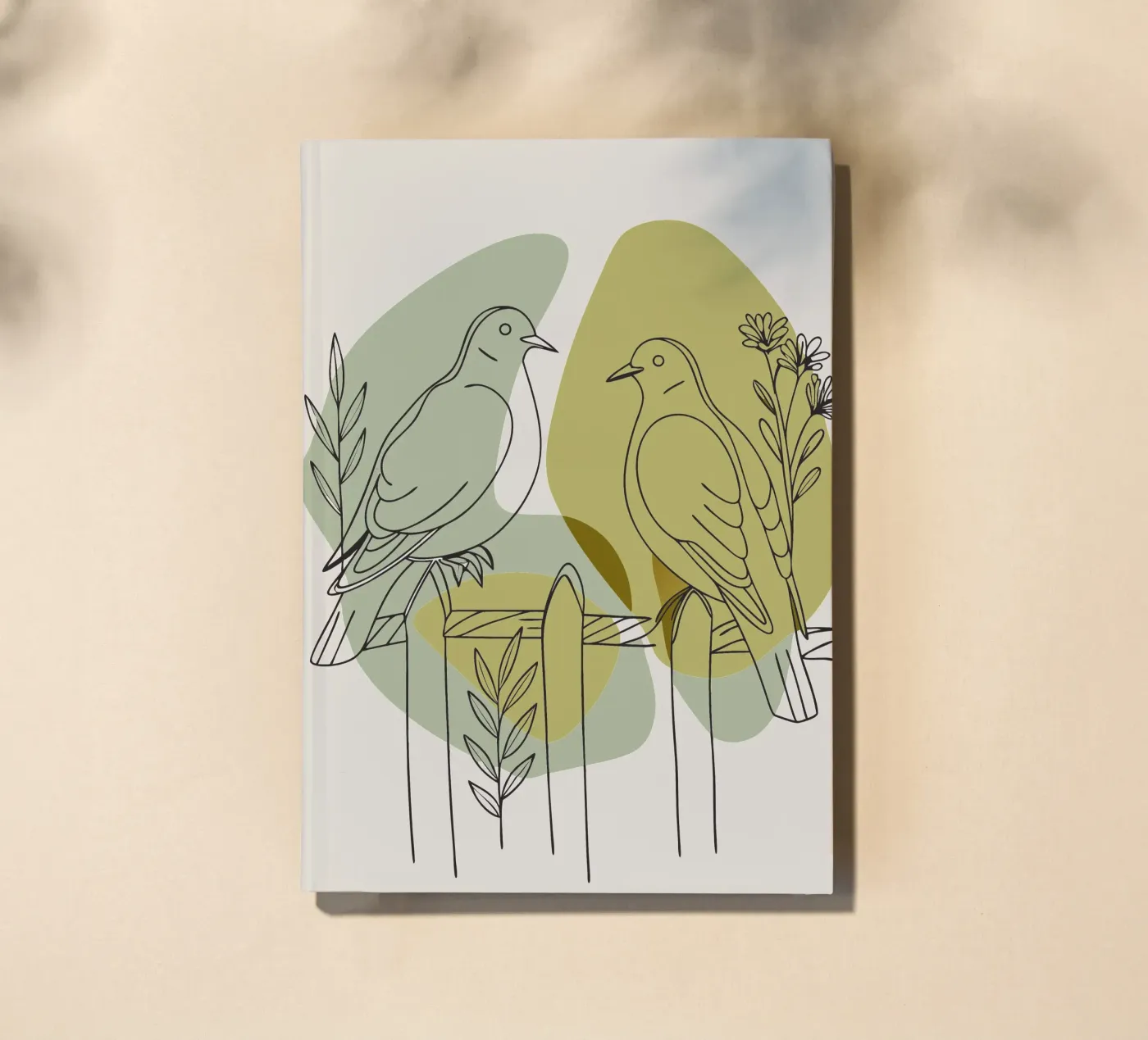 Two Doves notebook by RELAXING TOUCH