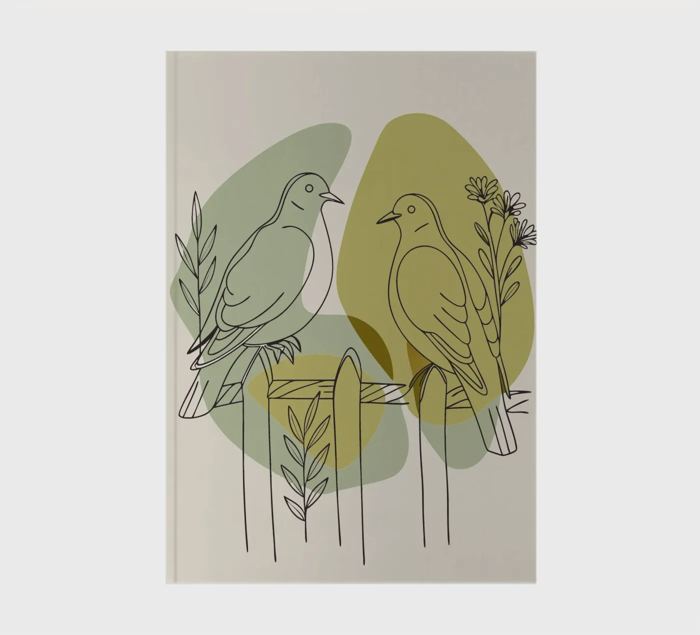 Two Doves notebook by RELAXING TOUCH