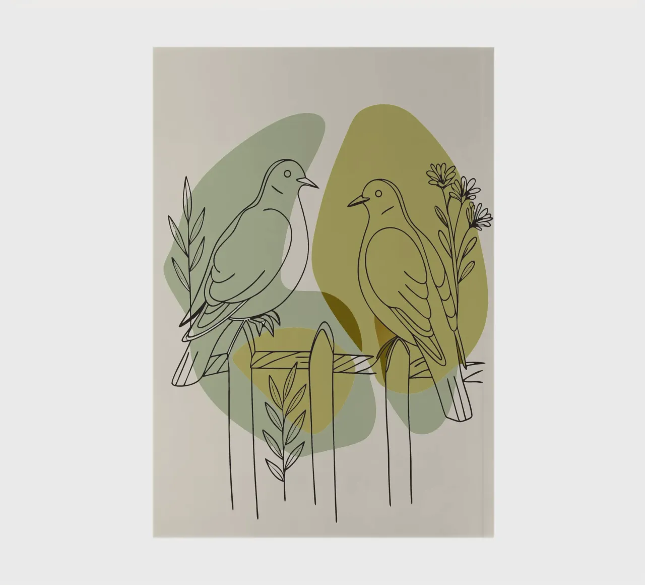 Deux colombes carnet de notes de RELAXING TOUCH
