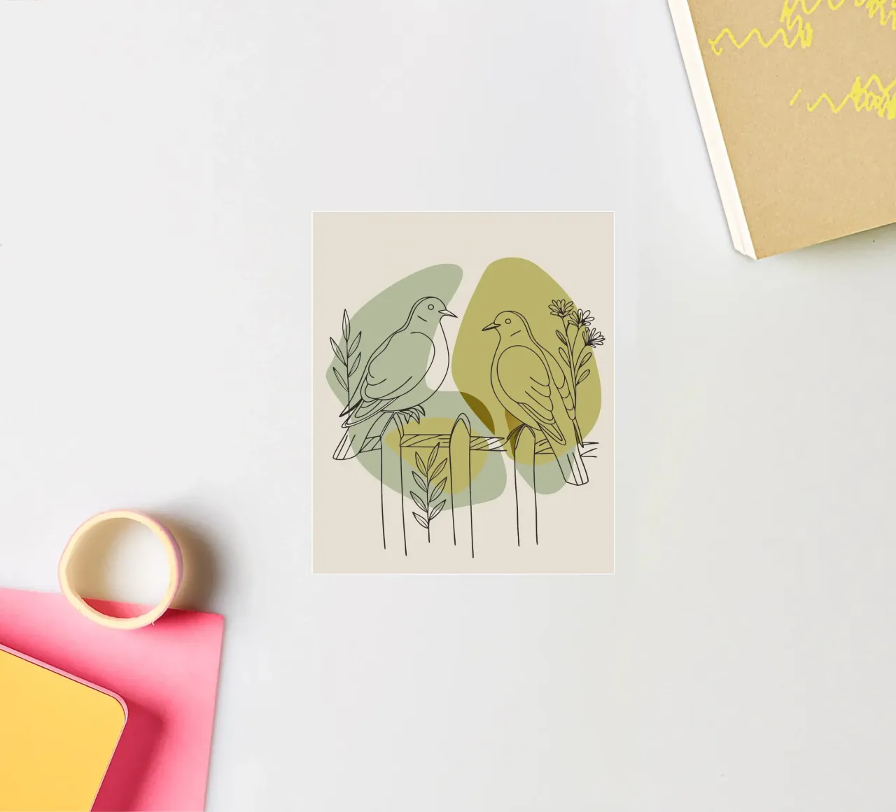 Two Doves sticker by RELAXING TOUCH