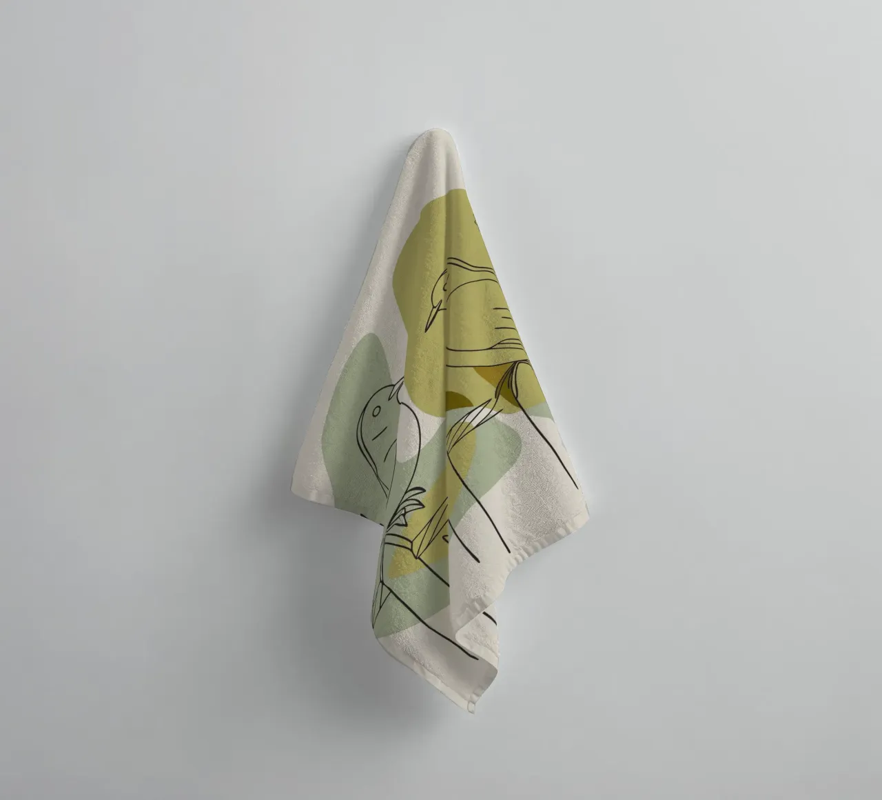 Two Doves towel by RELAXING TOUCH