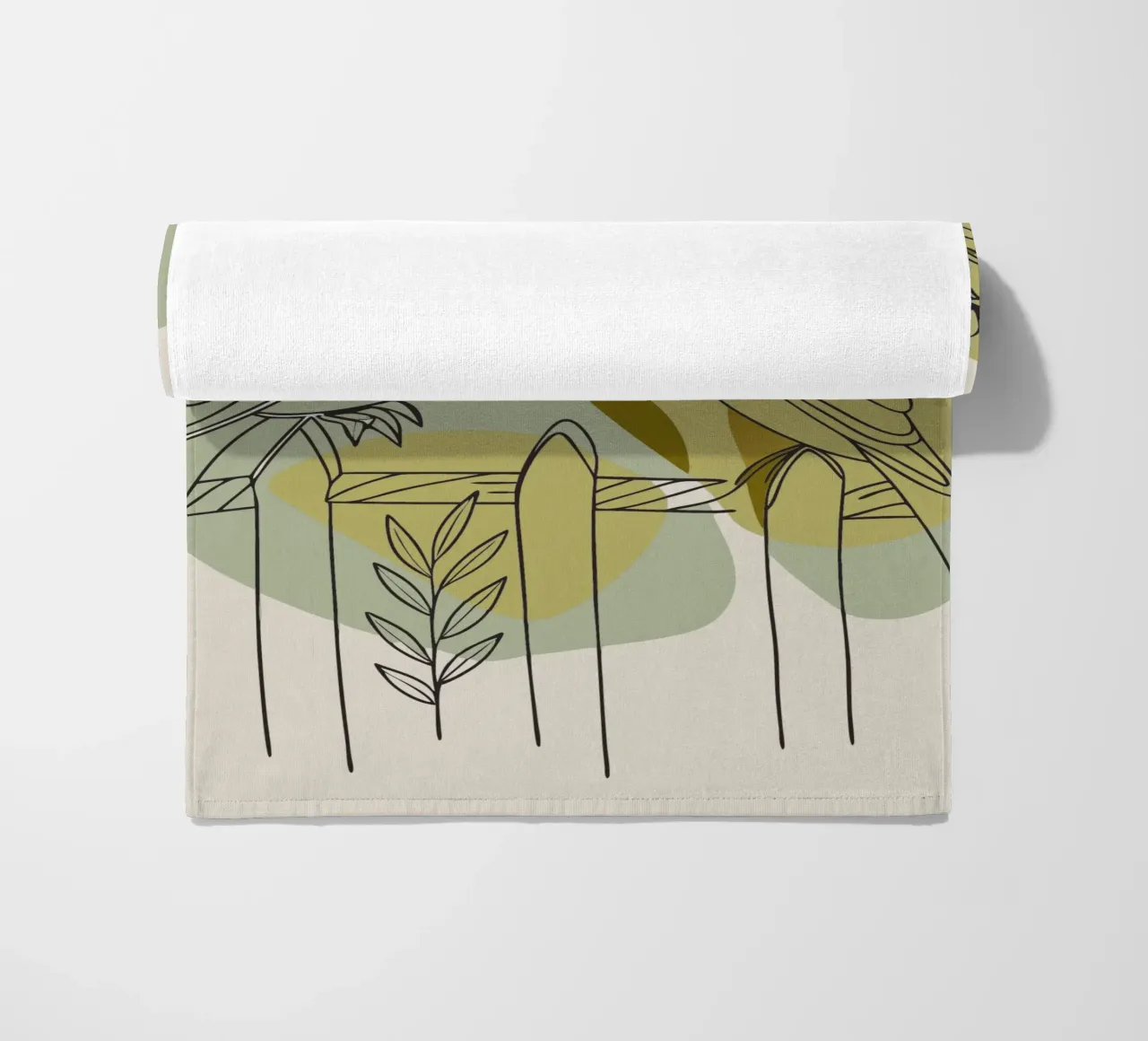 Two Doves beach towel by RELAXING TOUCH