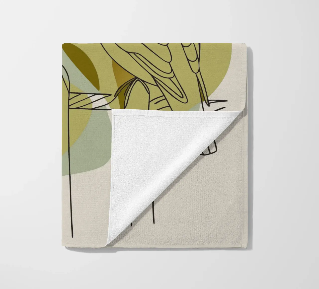 Two Doves beach towel by RELAXING TOUCH