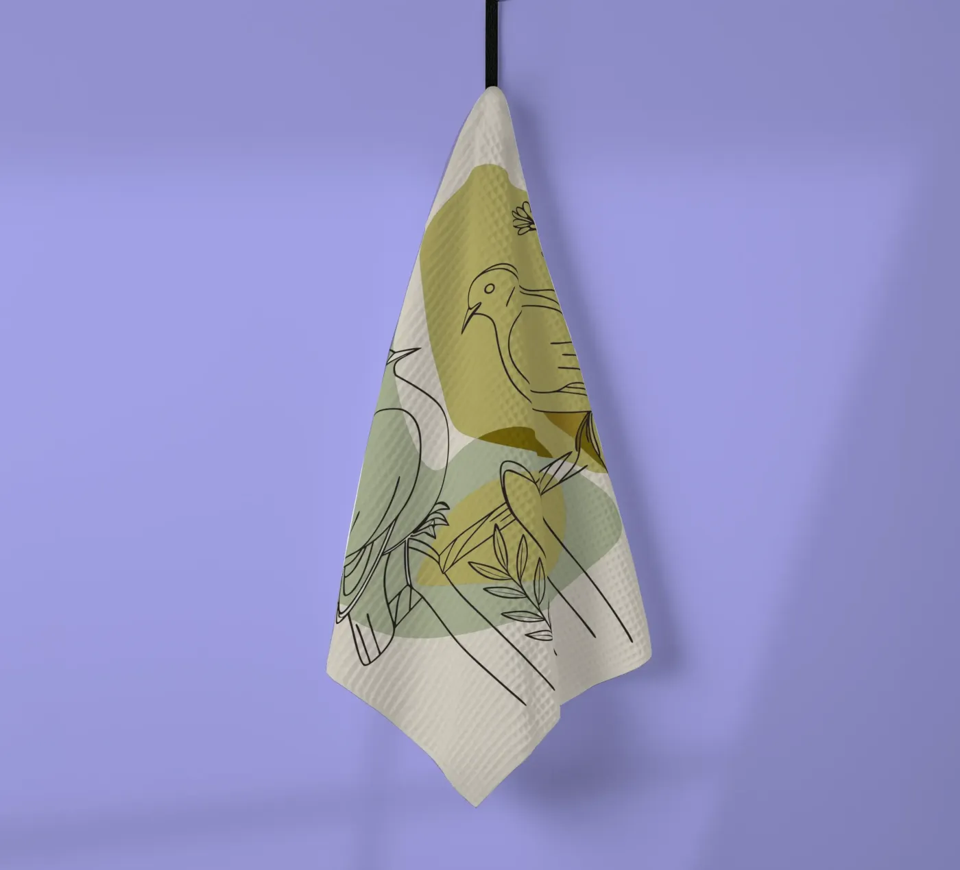 Two Doves Geschirrtuch von RELAXING TOUCH