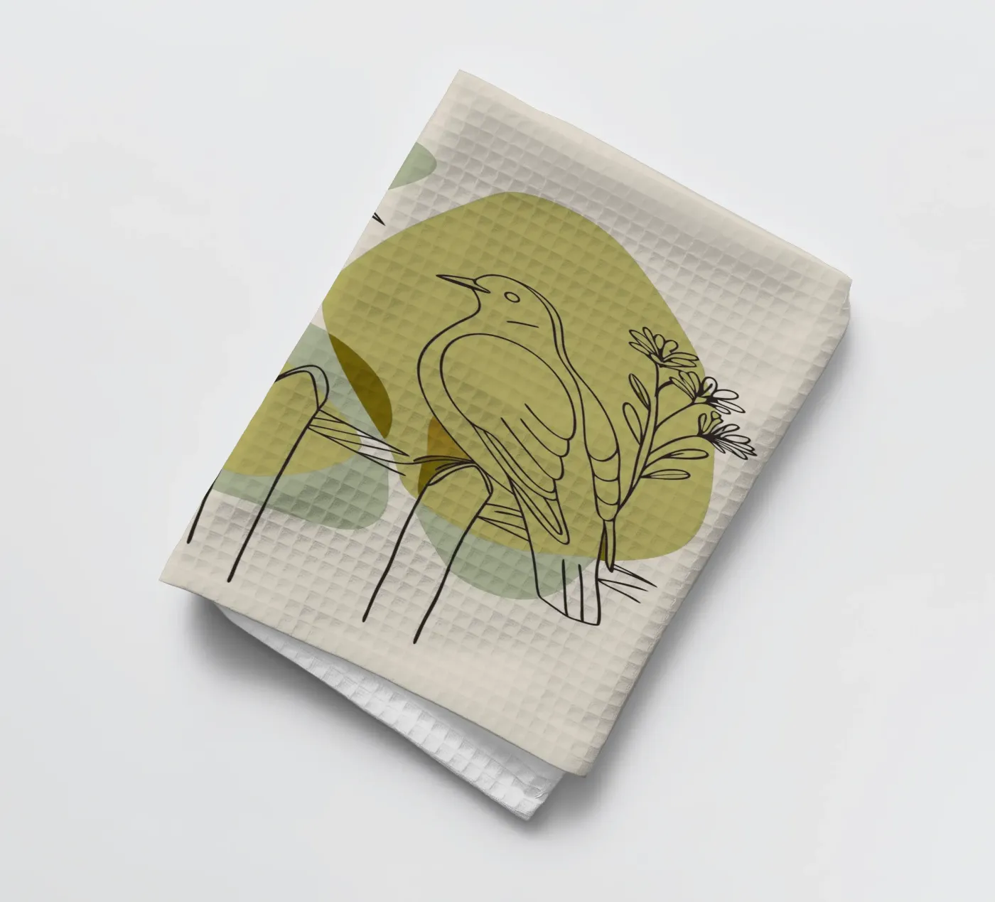 Two Doves Geschirrtuch von RELAXING TOUCH