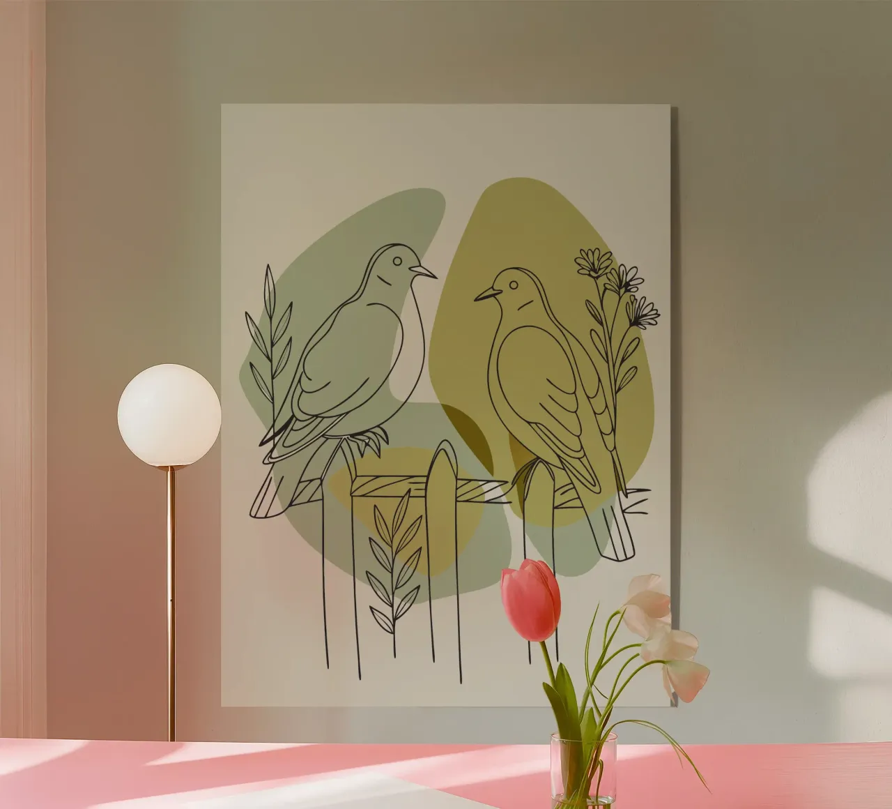 Due colombe plexiglass da RELAXING TOUCH