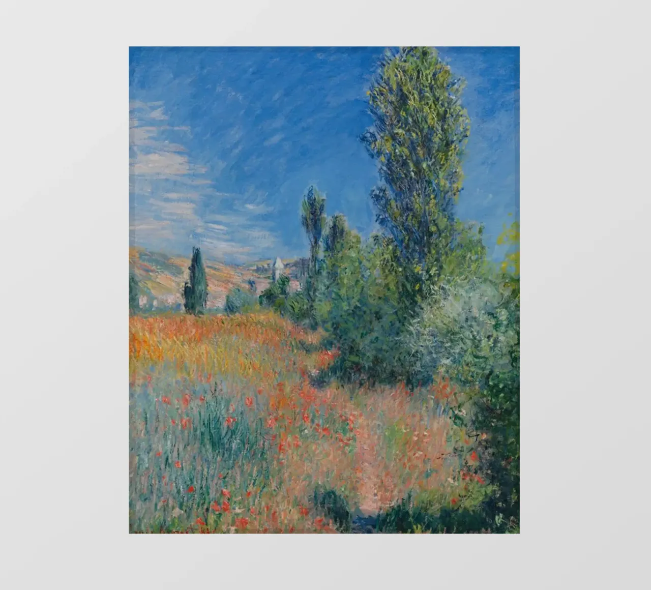 campagna colori vibranti scenico claude monet telo in pvc da belong shop