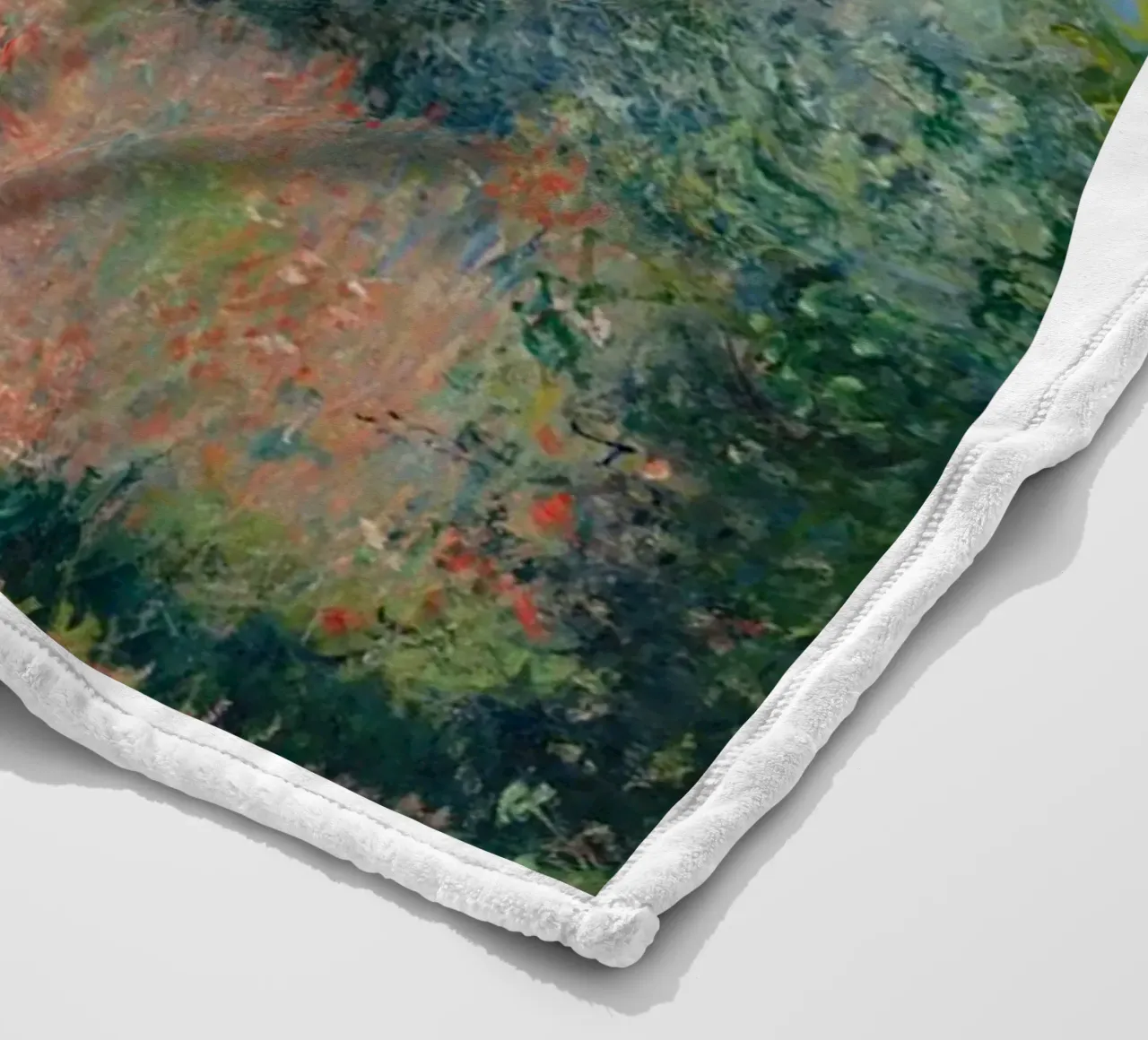 campagna colori vibranti scenico claude monet coperta in pile da belong shop