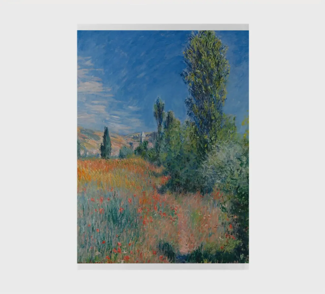 countryside vibrant colors scenic claude monet notebook by belong shop