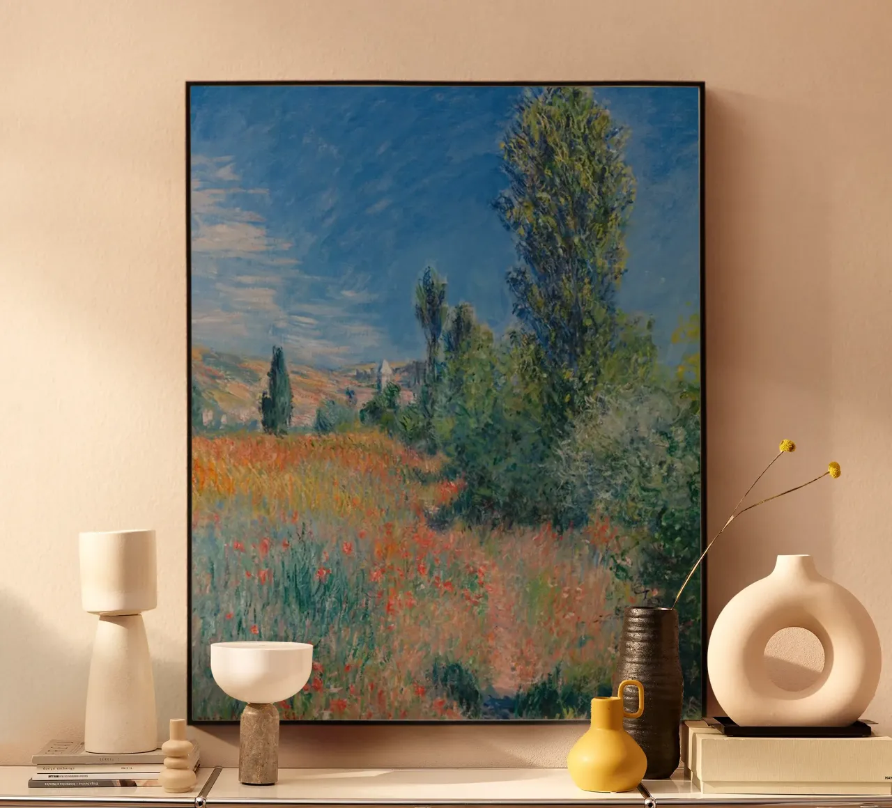 campagna colori vibranti scenico claude monet plexiglass da belong shop