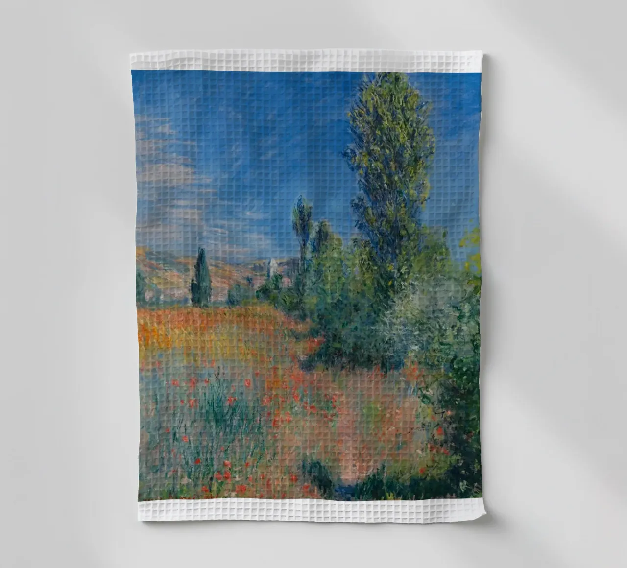 landschaft lebendige farben landschaftlich claude monet Geschirrtuch von belong shop