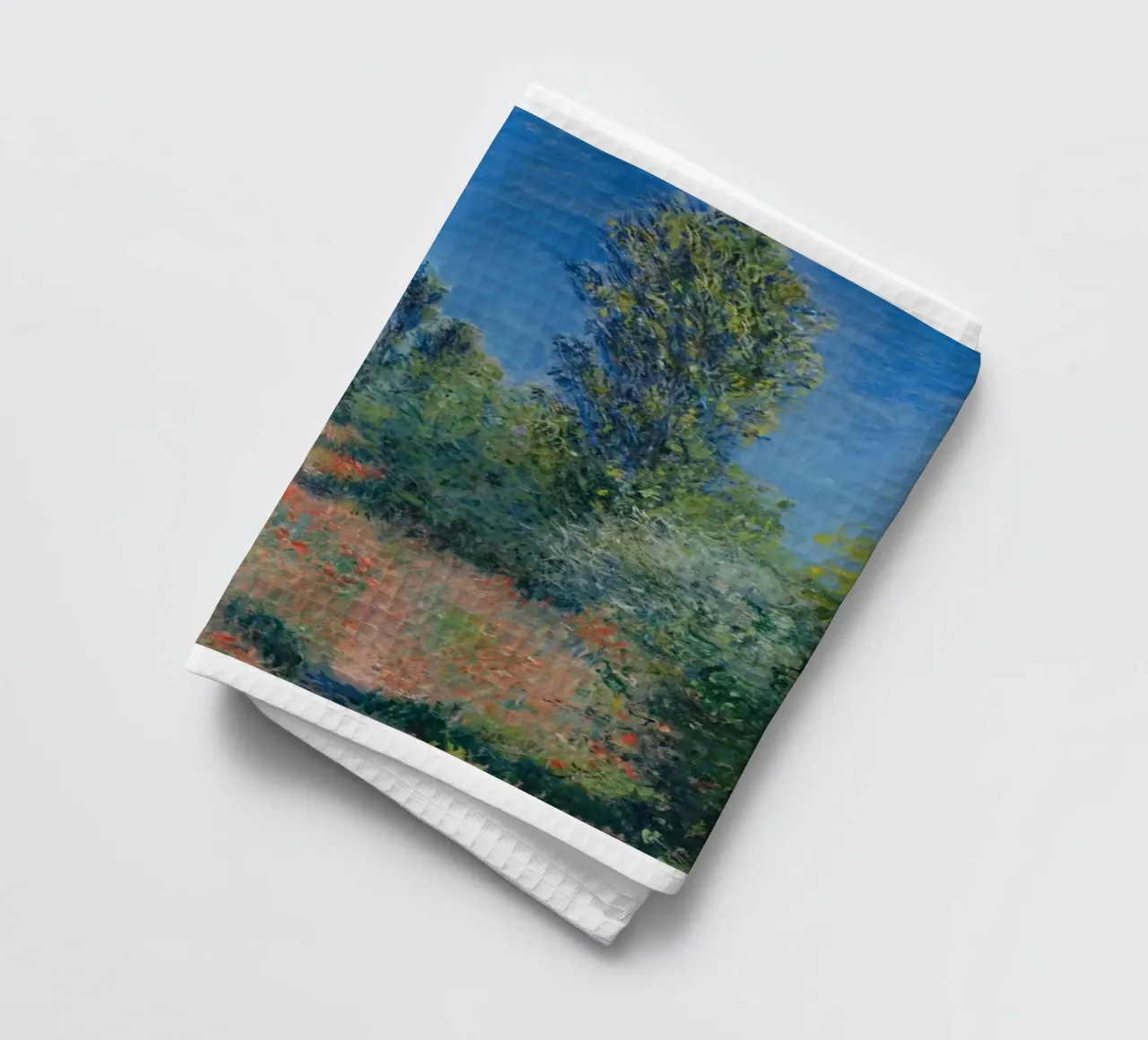 landschaft lebendige farben landschaftlich claude monet Geschirrtuch von belong shop