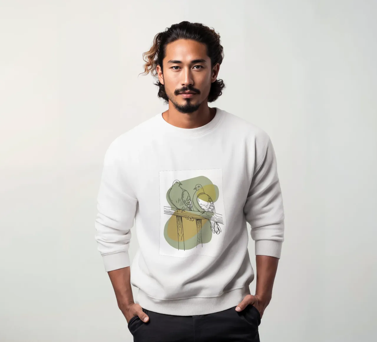 Due colombe felpa da RELAXING TOUCH