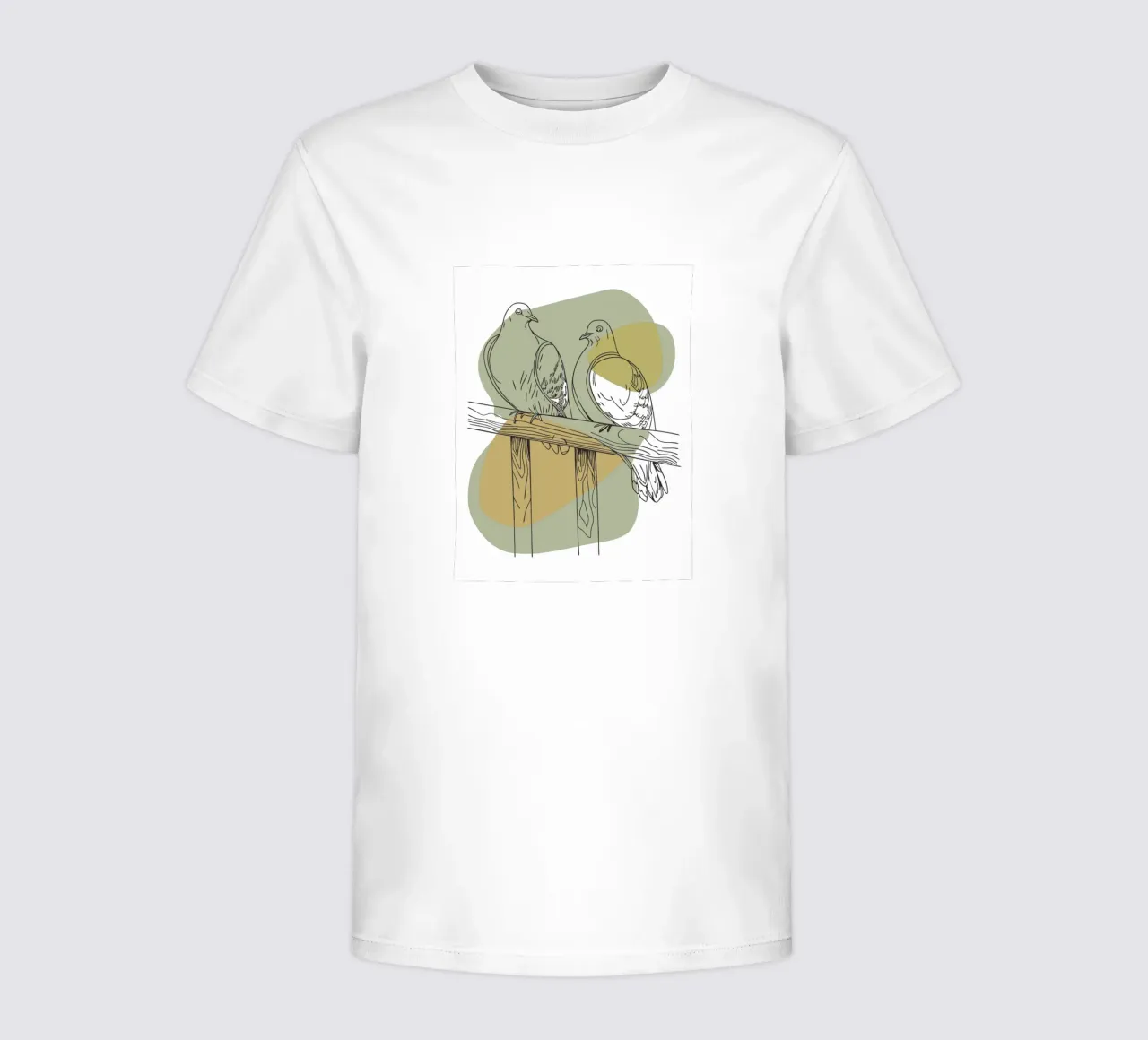 Due colombe t-shirt bambini da RELAXING TOUCH