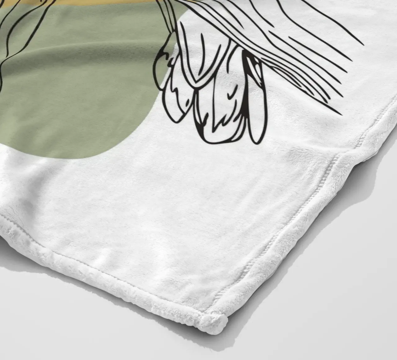 Two Doves Fleecedecke von RELAXING TOUCH