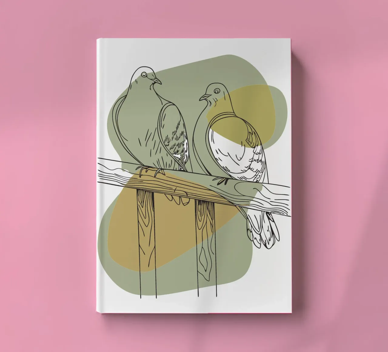 Two Doves notebook by RELAXING TOUCH