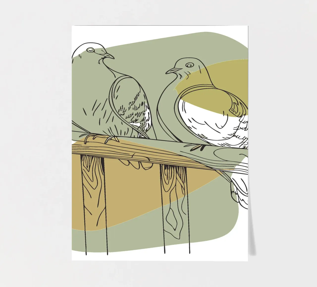 Two Doves sticker sheet by RELAXING TOUCH