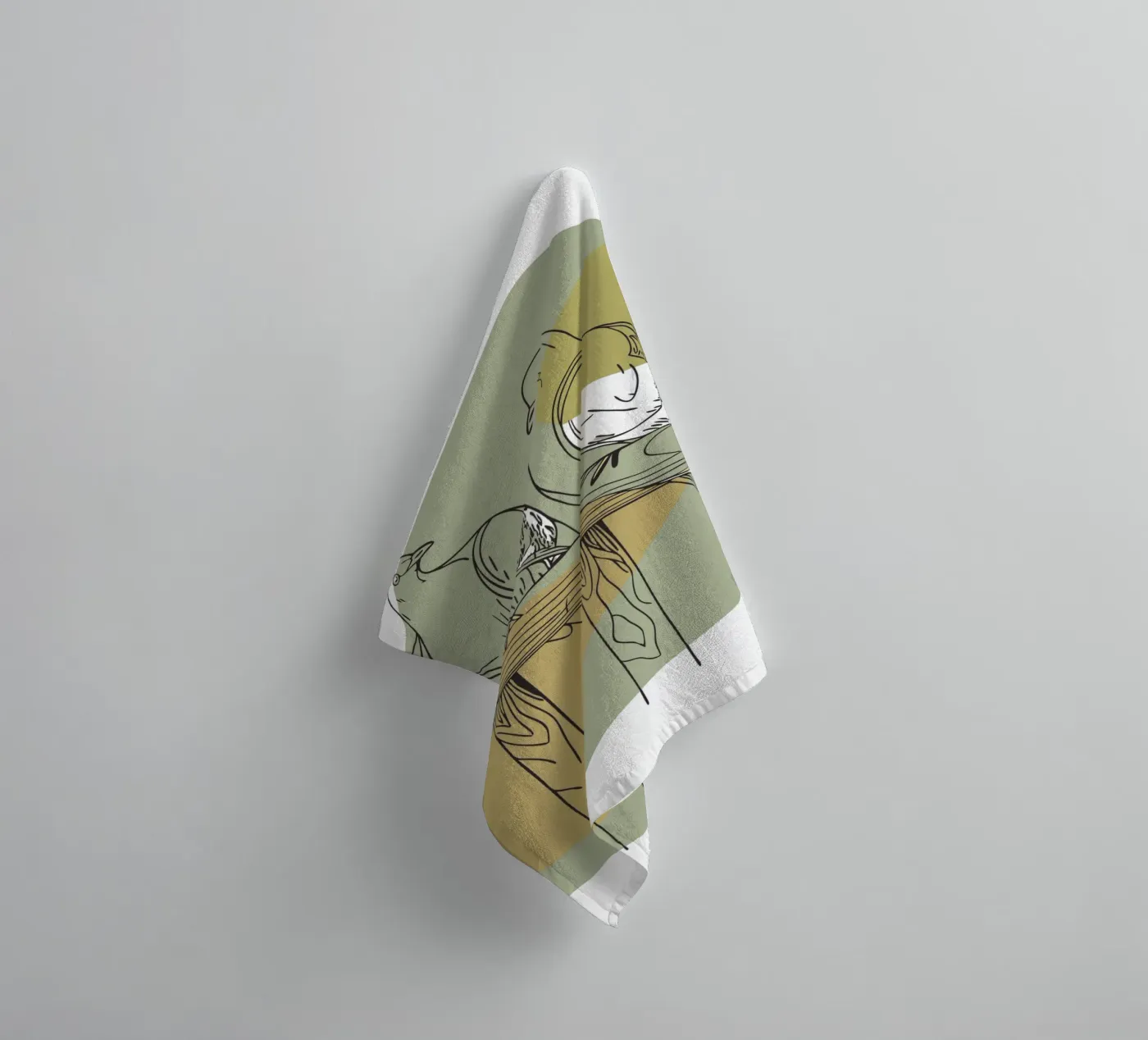 Two Doves towel by RELAXING TOUCH