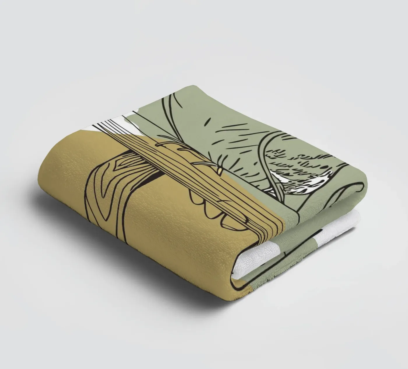 Two Doves badhanddoek van RELAXING TOUCH