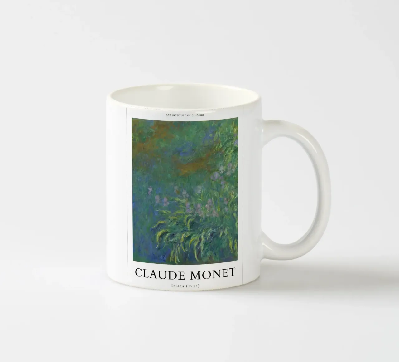 iris tuinbouw tuinlandschap claude monet keramische mok van belong shop