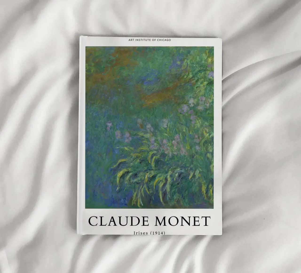 iris horticulture garden landscape claude monet notebook by belong shop