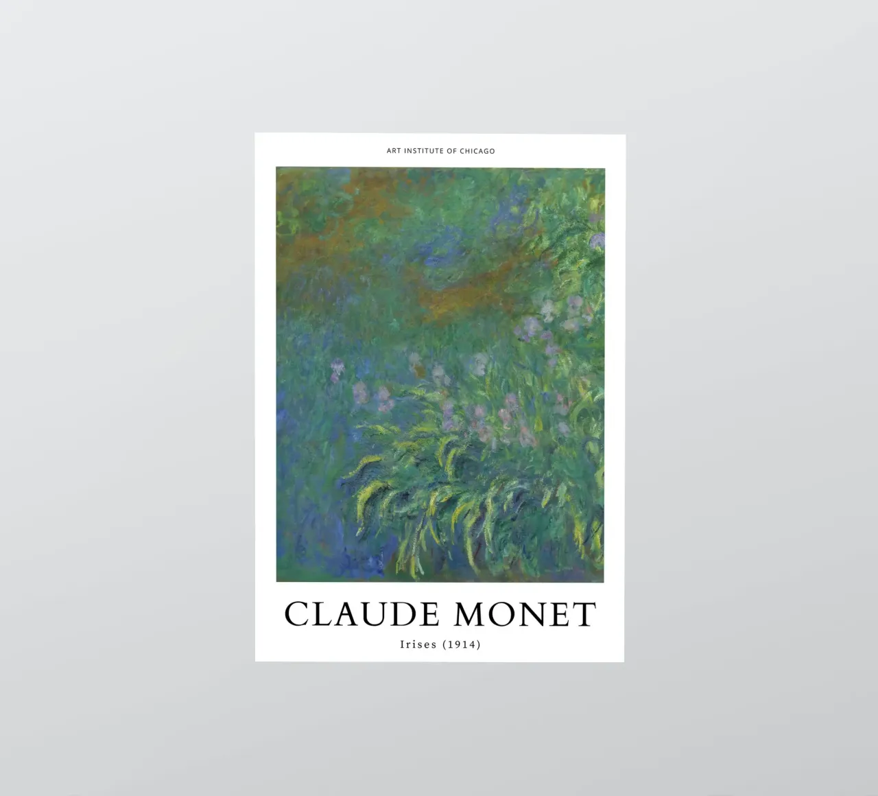 iris tuinbouw tuinlandschap claude monet sticker van belong shop