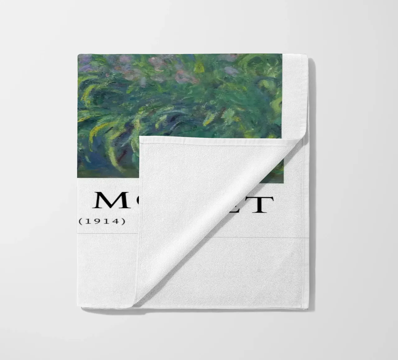 iris tuinbouw tuinlandschap claude monet strandhanddoek van belong shop