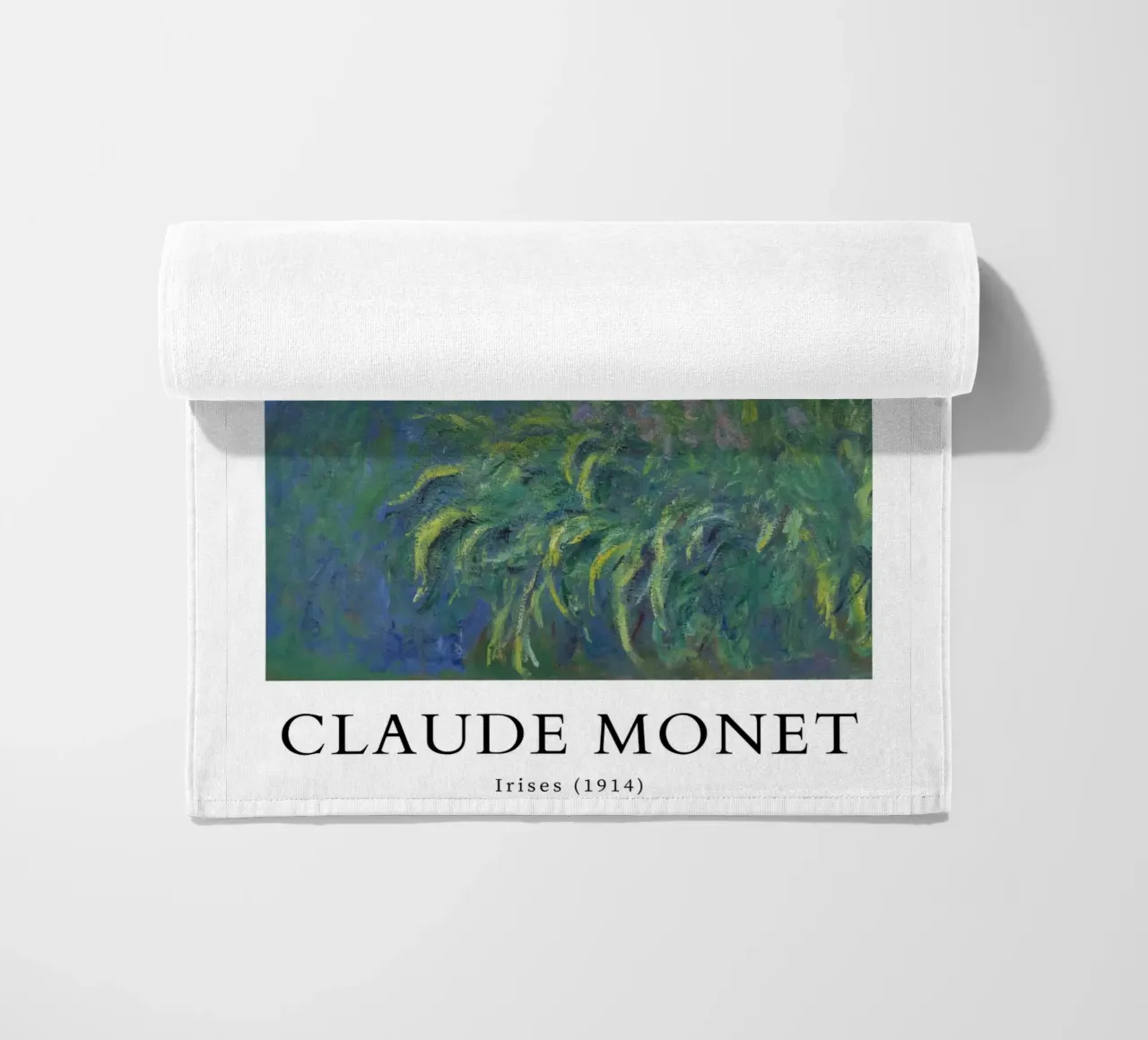 iris tuinbouw tuinlandschap claude monet strandhanddoek van belong shop