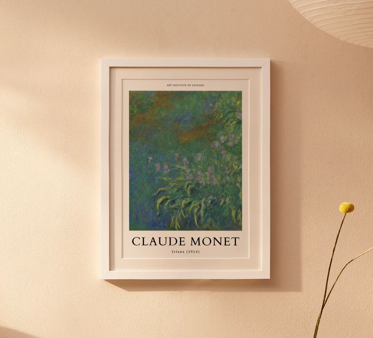 iris horticulture jardin paysage claude monet poster de belong shop
