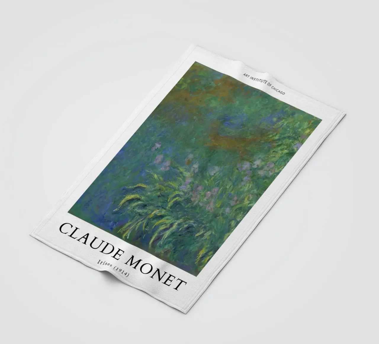 iris tuinbouw tuinlandschap claude monet fleecedeken van belong shop