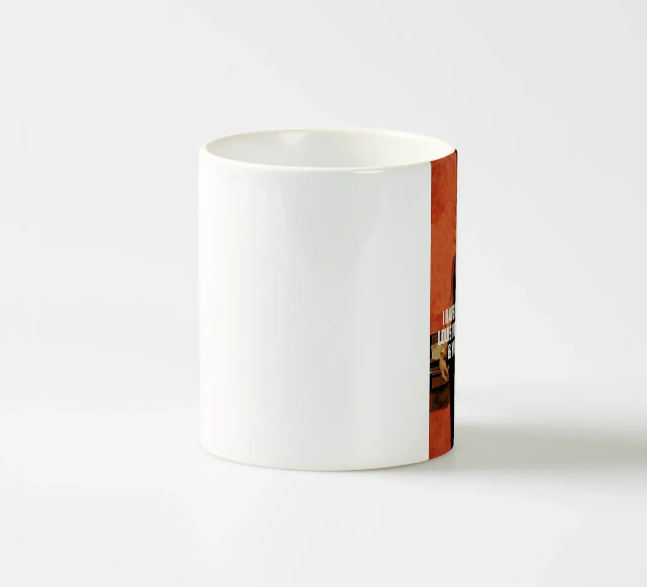 I Have Three Men In My Life tazza in ceramica da Gallery Print and Art Limited