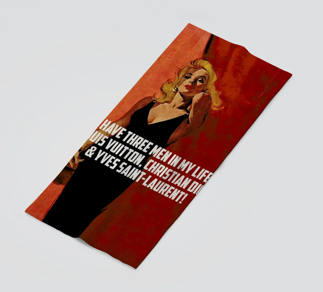 I Have Three Men In My Life telo mare da Gallery Print and Art Limited