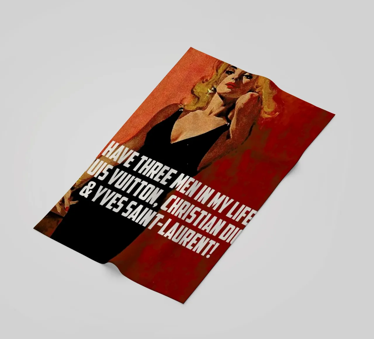 I Have Three Men In My Life telo mare da Gallery Print and Art Limited