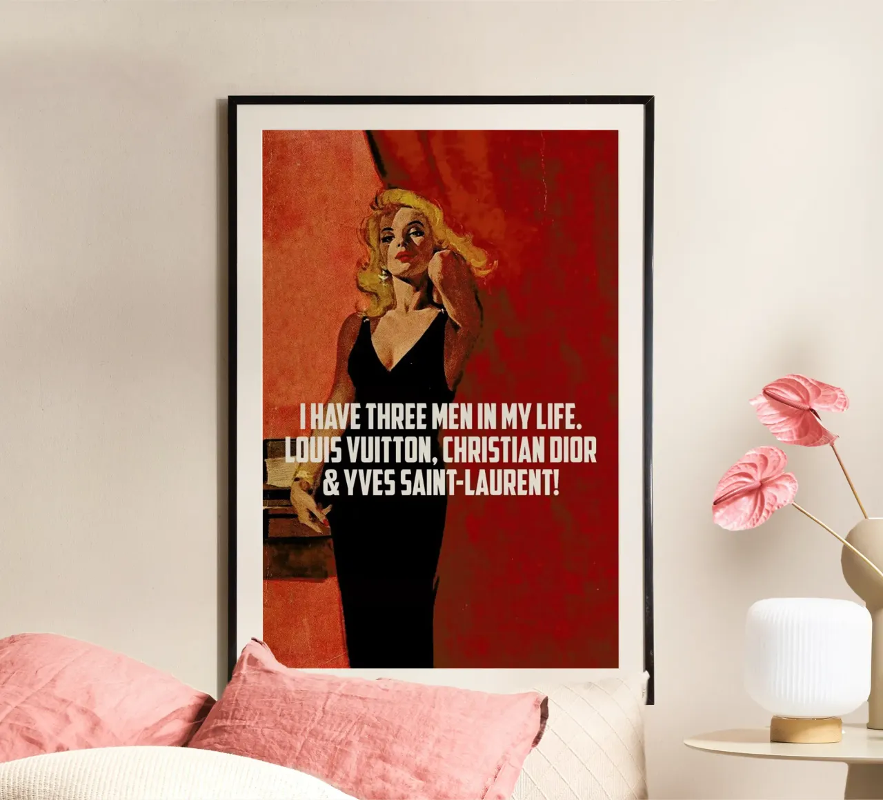 I Have Three Men In My Life carta hahnemühle da Gallery Print and Art Limited