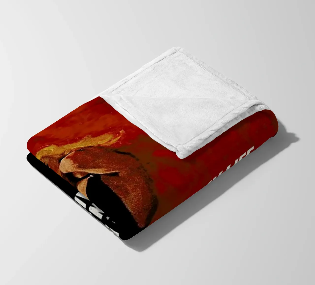 I Have Three Men In My Life coperta in pile da Gallery Print and Art Limited