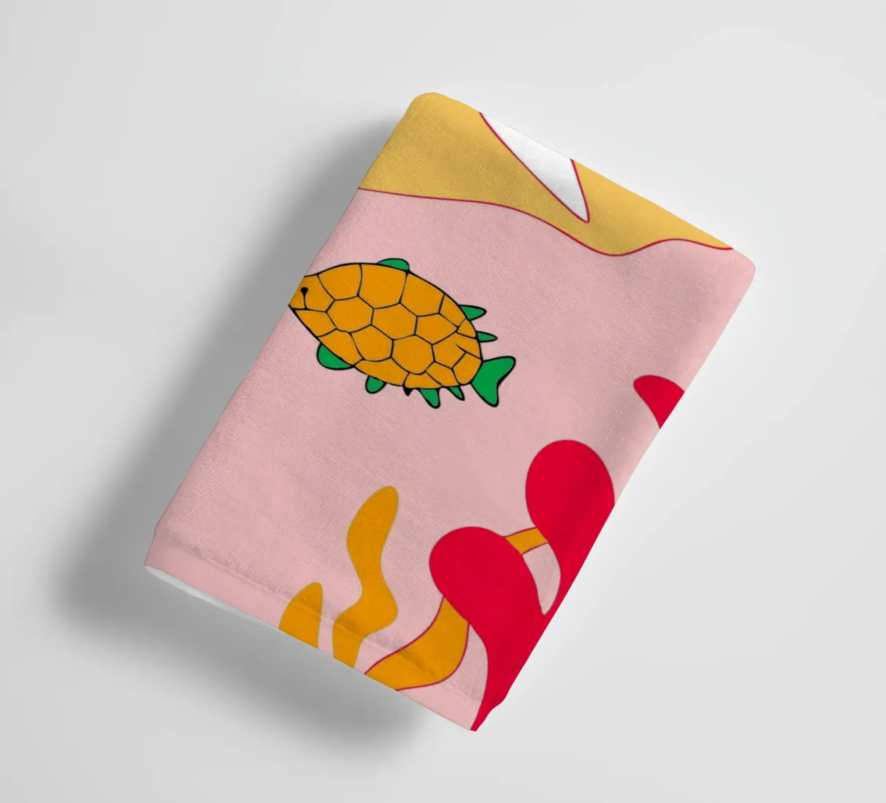Due squali nel mare asciugamano da bagno da OUR SHOP