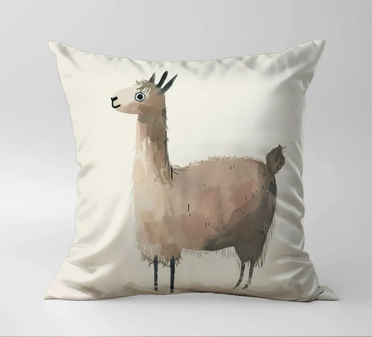 Illustrazione stilizzata di un lama cuscino da DesignDoodle