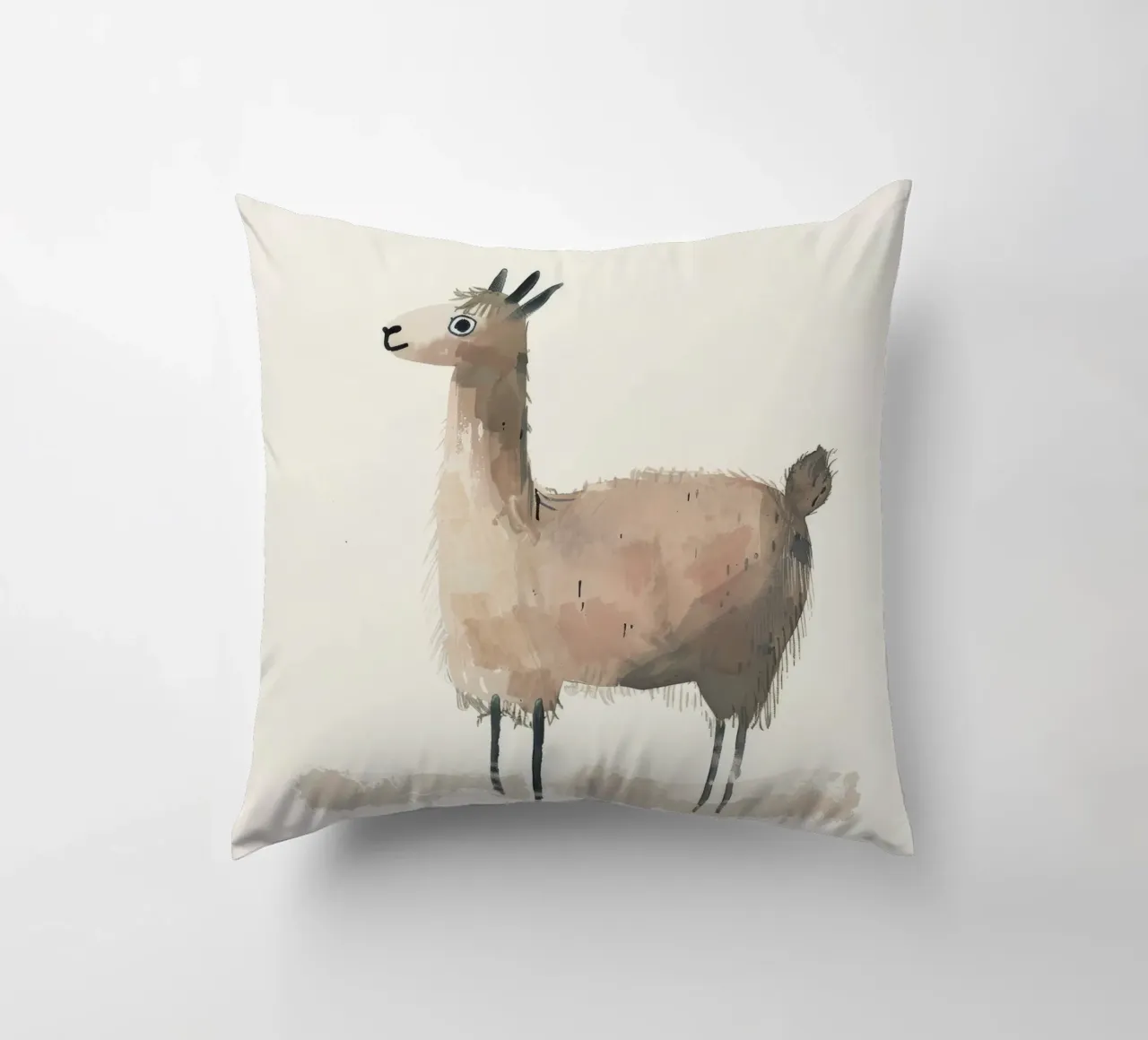 Illustrazione stilizzata di un lama cuscino da DesignDoodle