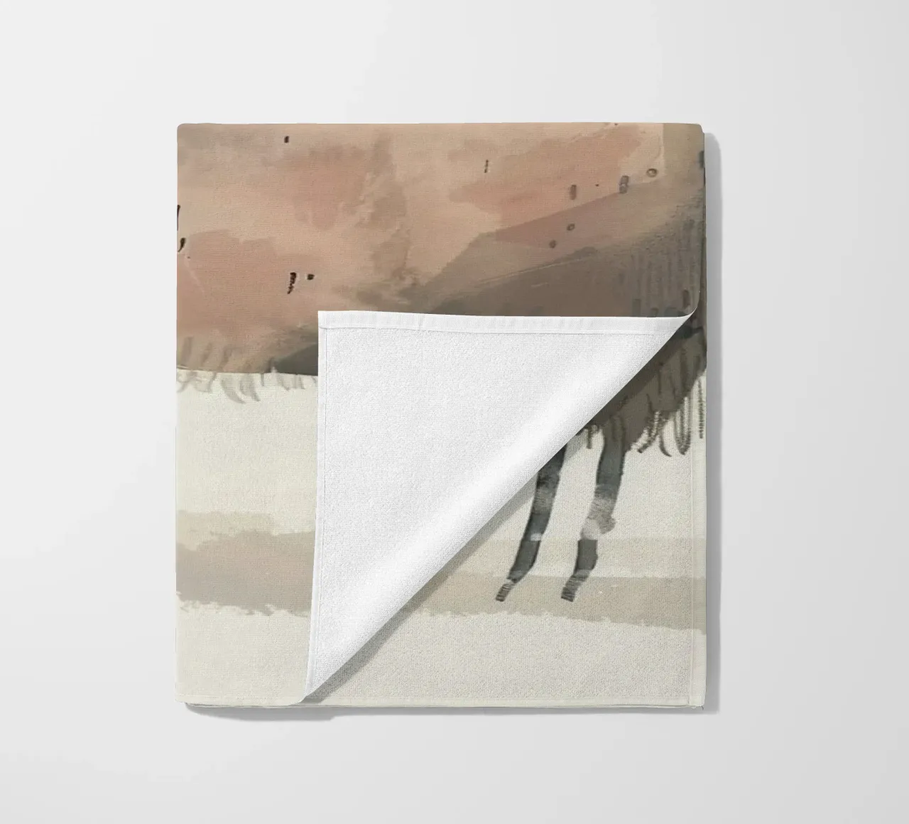 Illustrazione stilizzata di un lama telo mare da DesignDoodle
