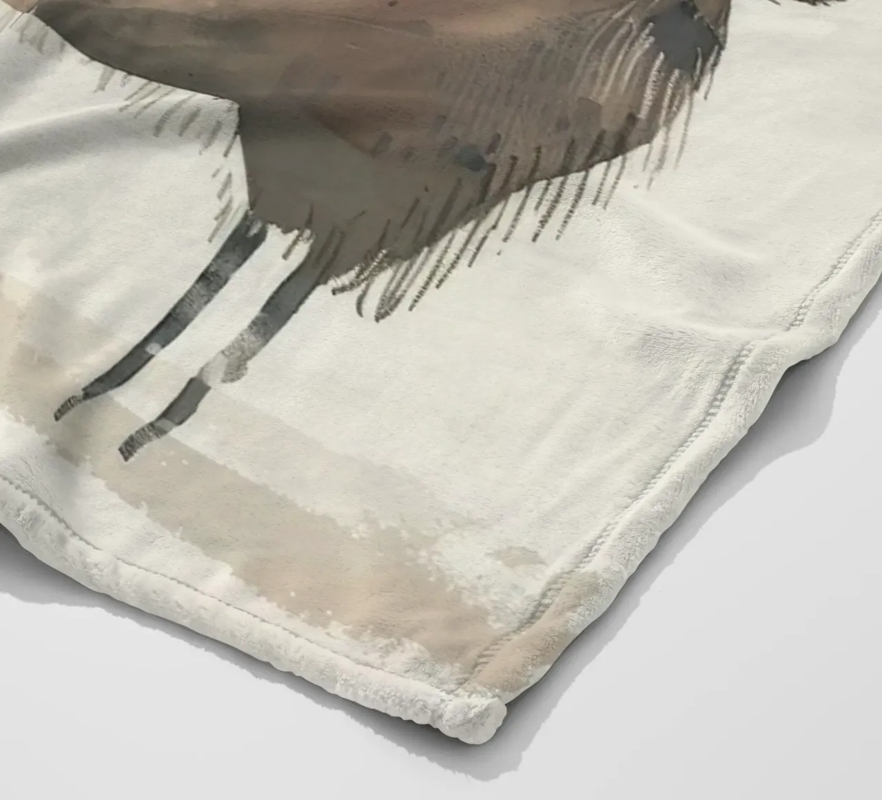 Illustrazione stilizzata di un lama coperta in pile da DesignDoodle