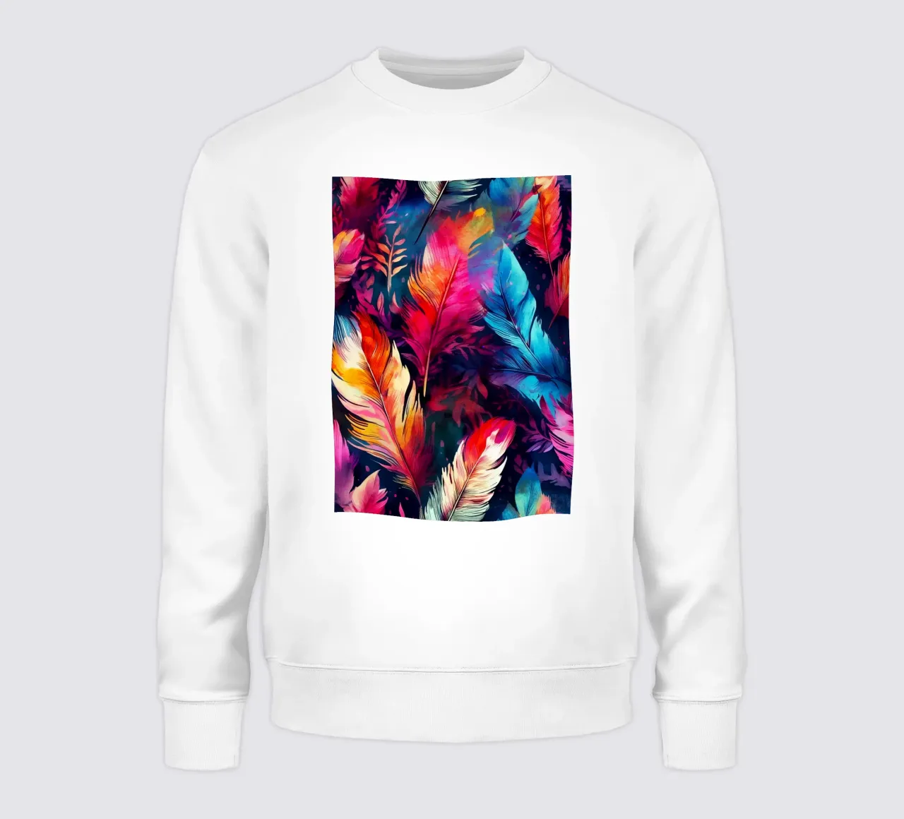 Colori delle piume felpa da Lionmixart